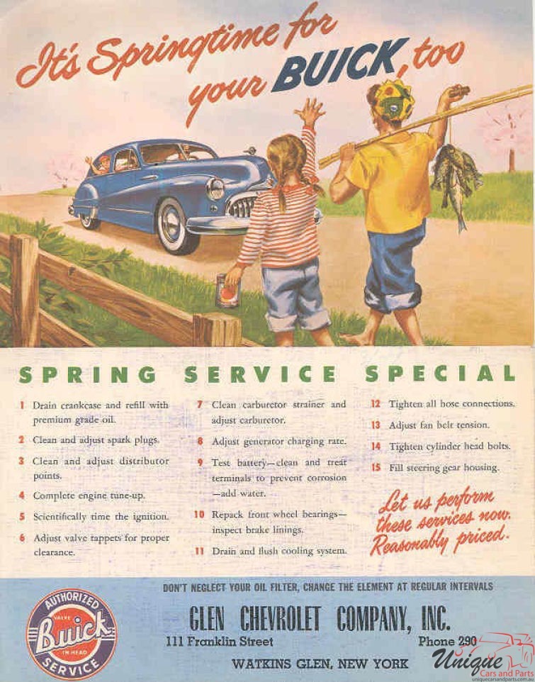 1946 Buick Service Mailers Page 3